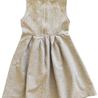 Robe mouchetée grise - 8 ans