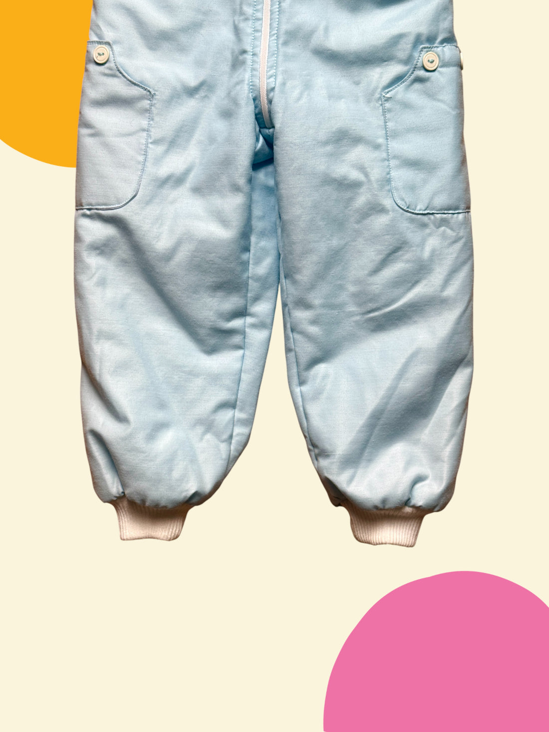 Salopette doublée bleu ciel - 24 mois