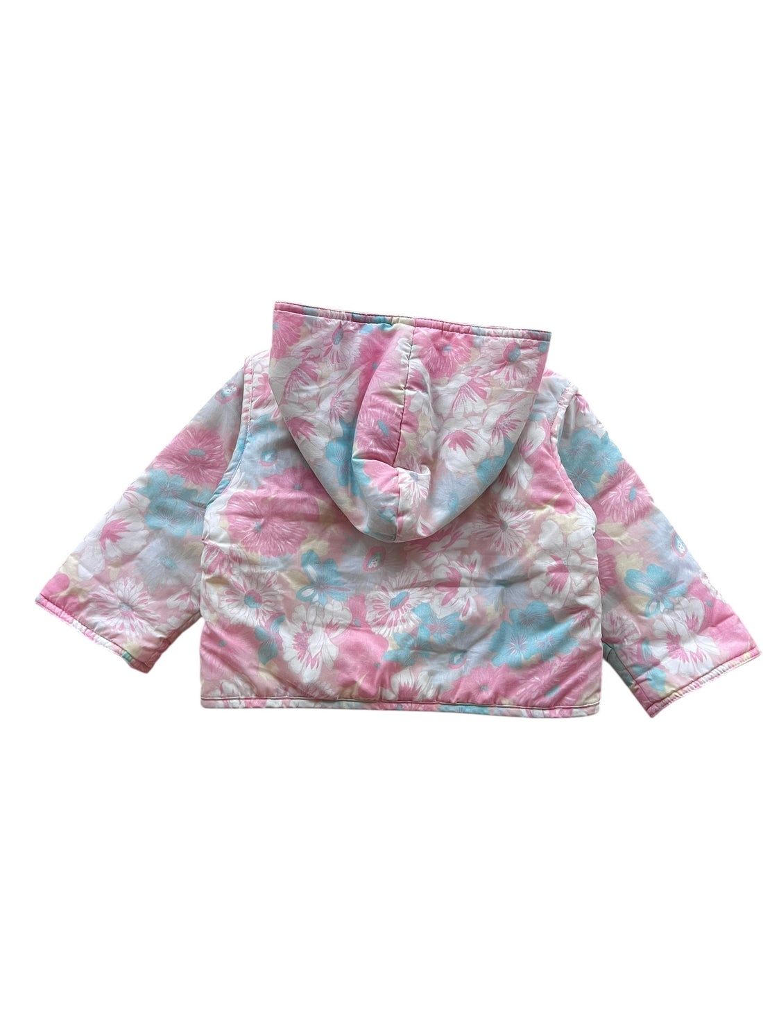 Blouson fleuri pastel - 12/18 mois