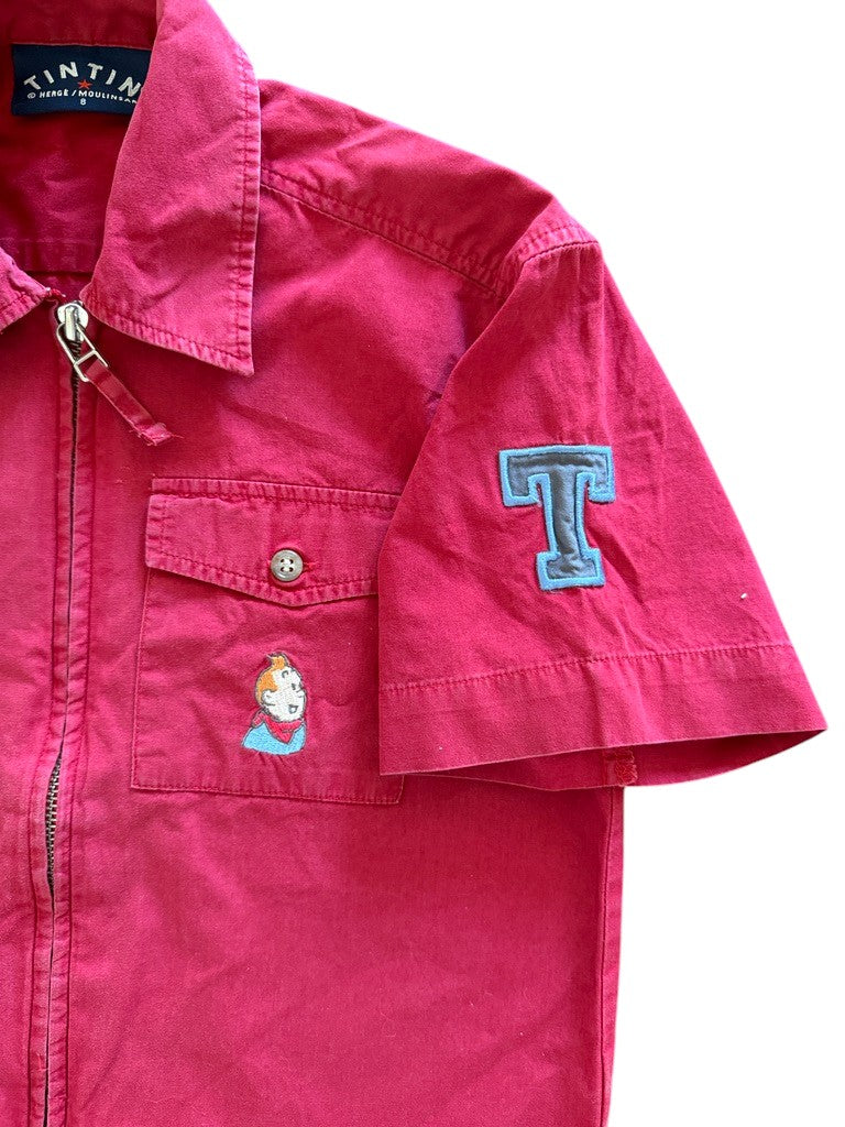 Chemisette rouge Tintin - 8 ans