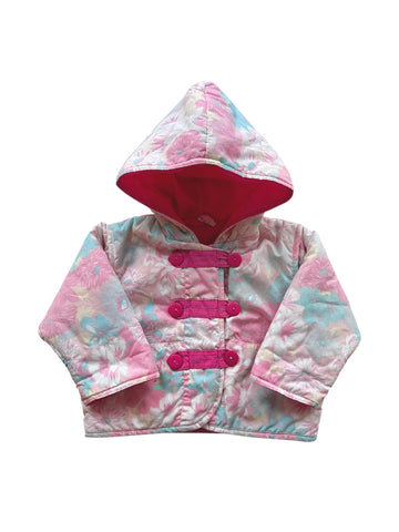 Blouson fleuri pastel - 12/18 mois