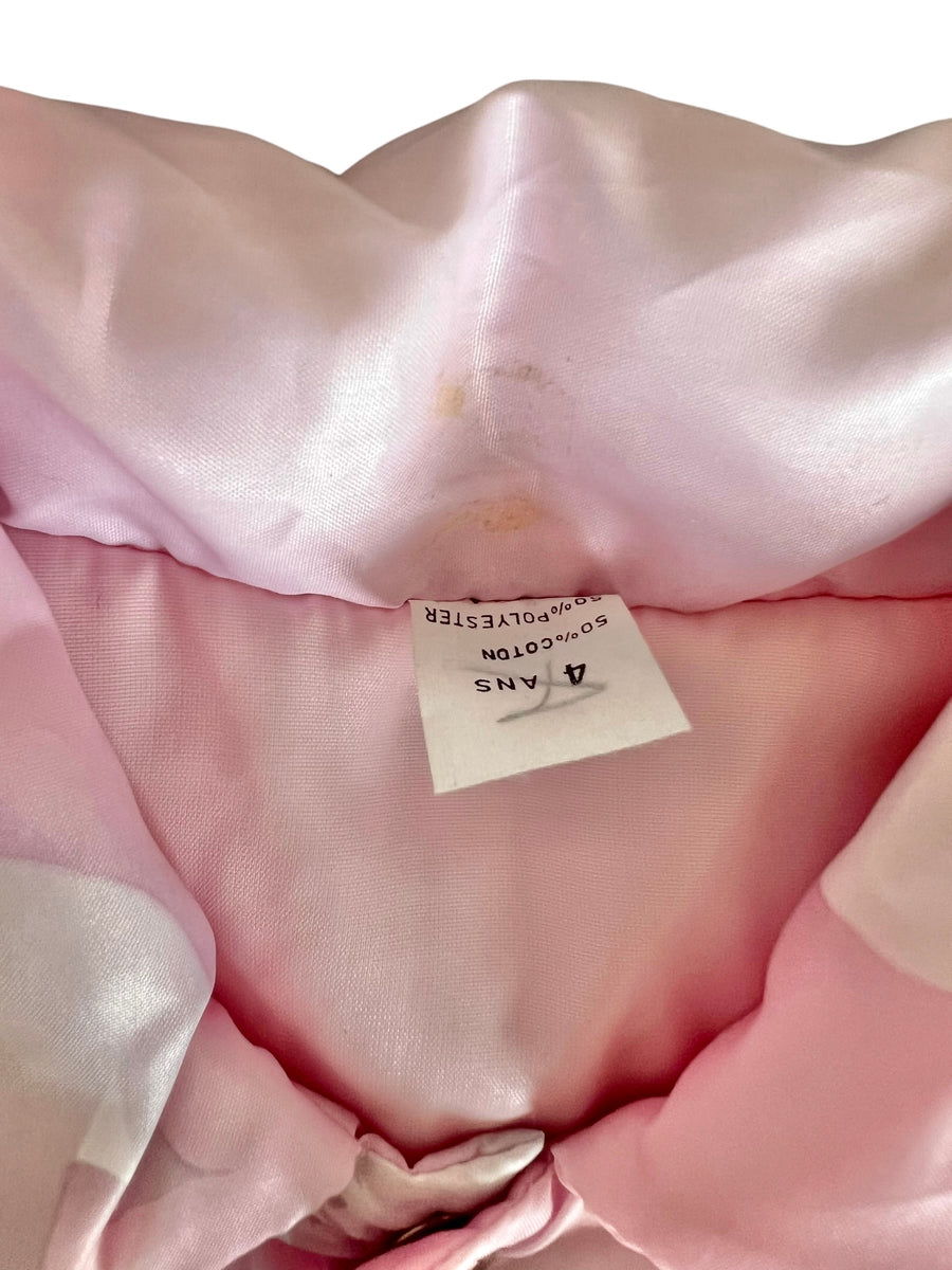 Veste matelassée ours rose - 4 ans