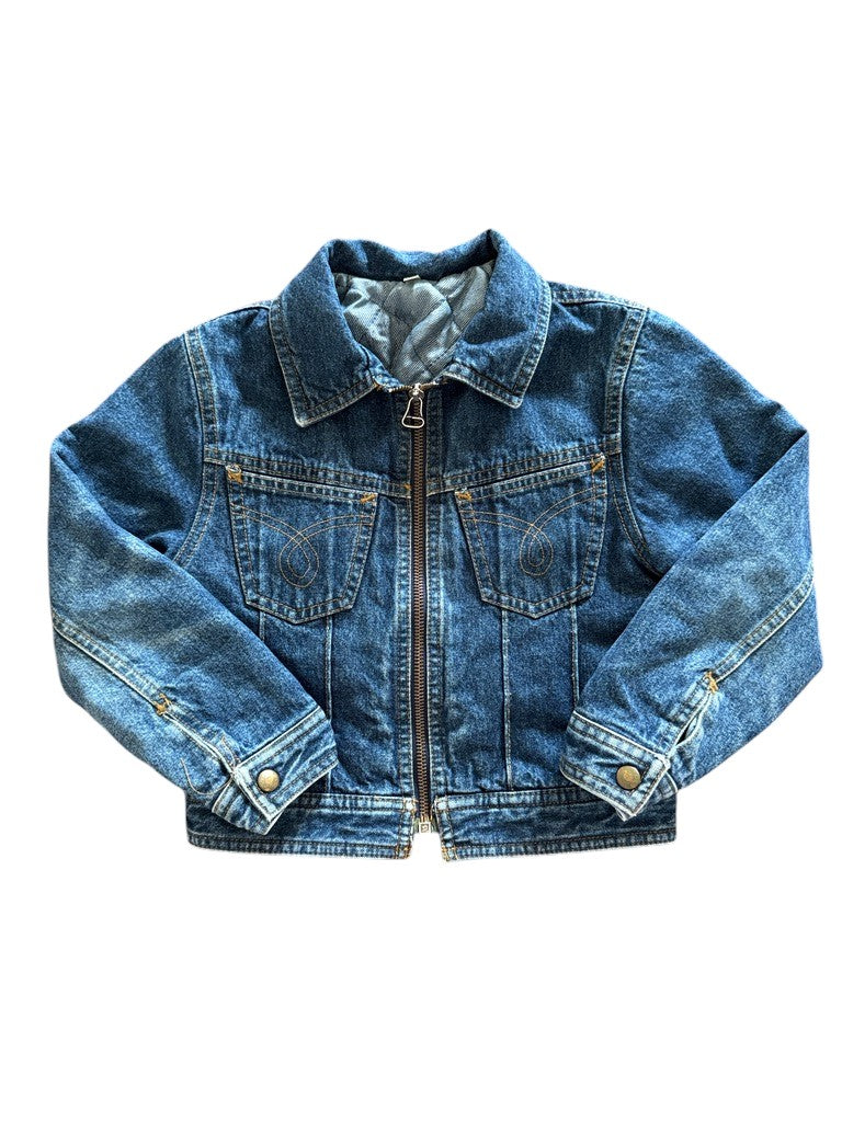Veste en jean doublée matelassée - 6 ans