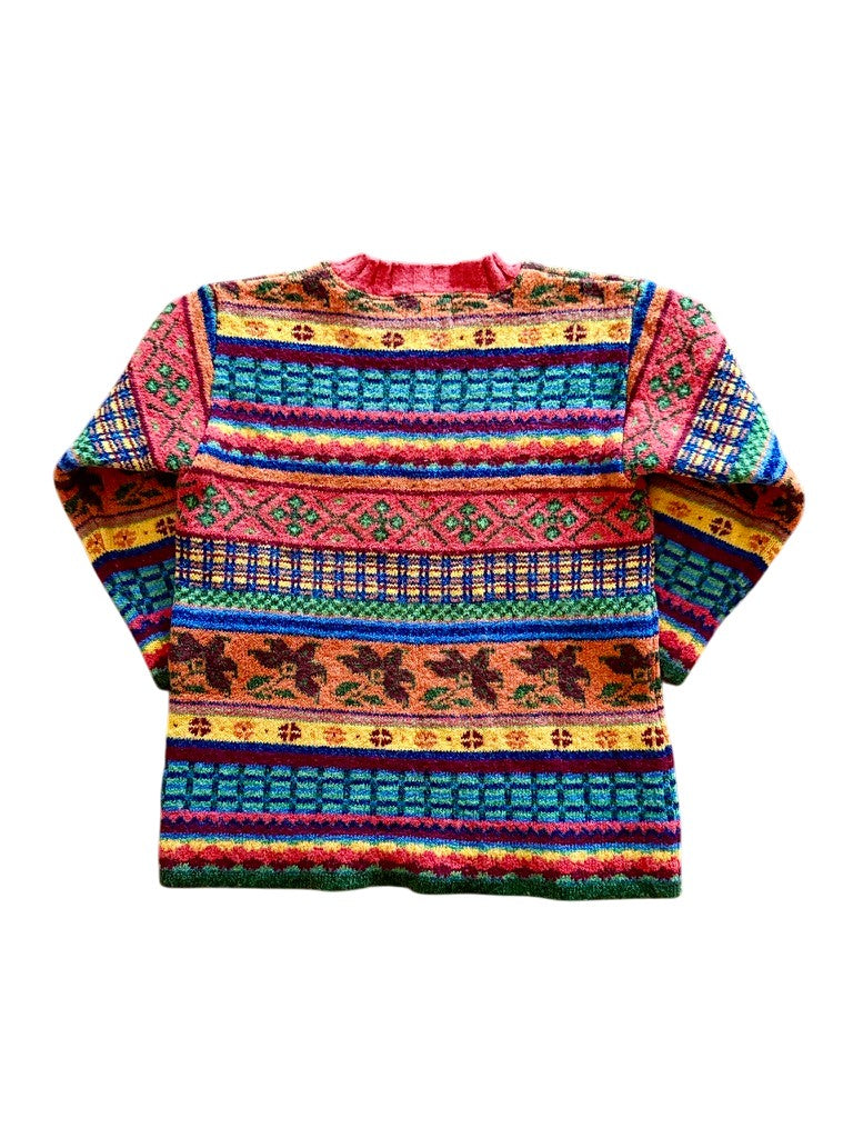 Pull années 90 multicolore - 8 ans