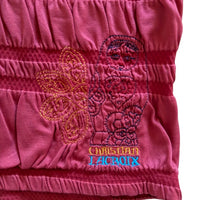 Gilet froncé rouge - 12 mois