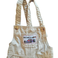 Salopette toile doublée beige - 3 ans