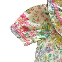 Combinaison fleurie col volant - 3 ans