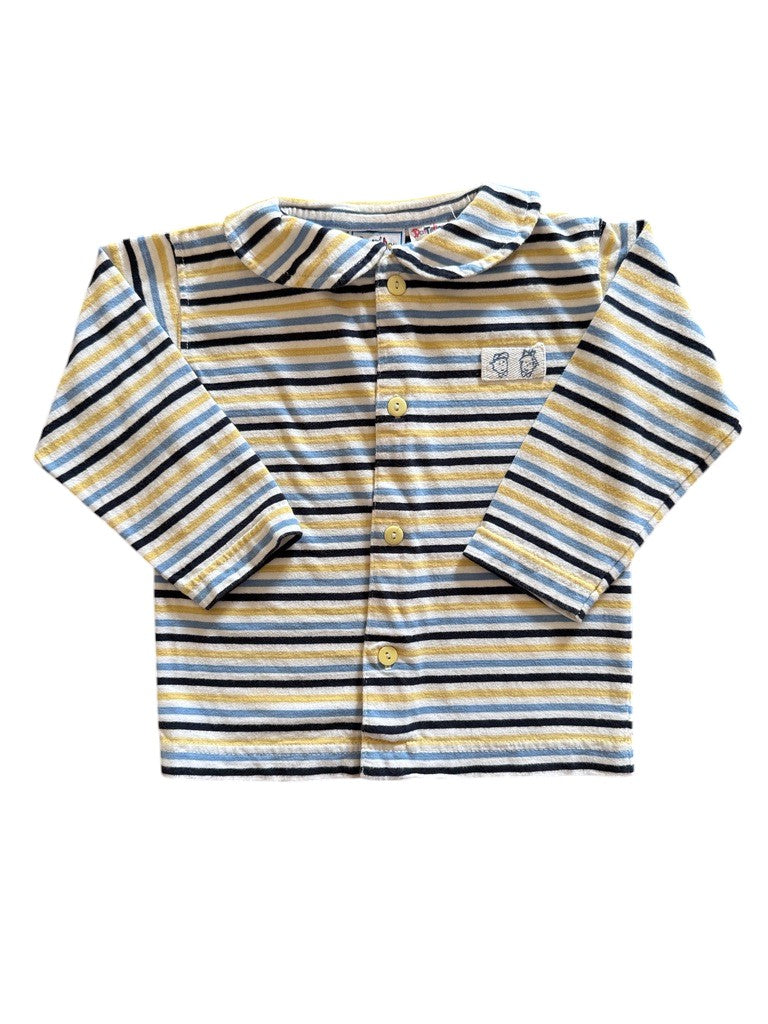 T-shirt manches longues rayés - 24 mois