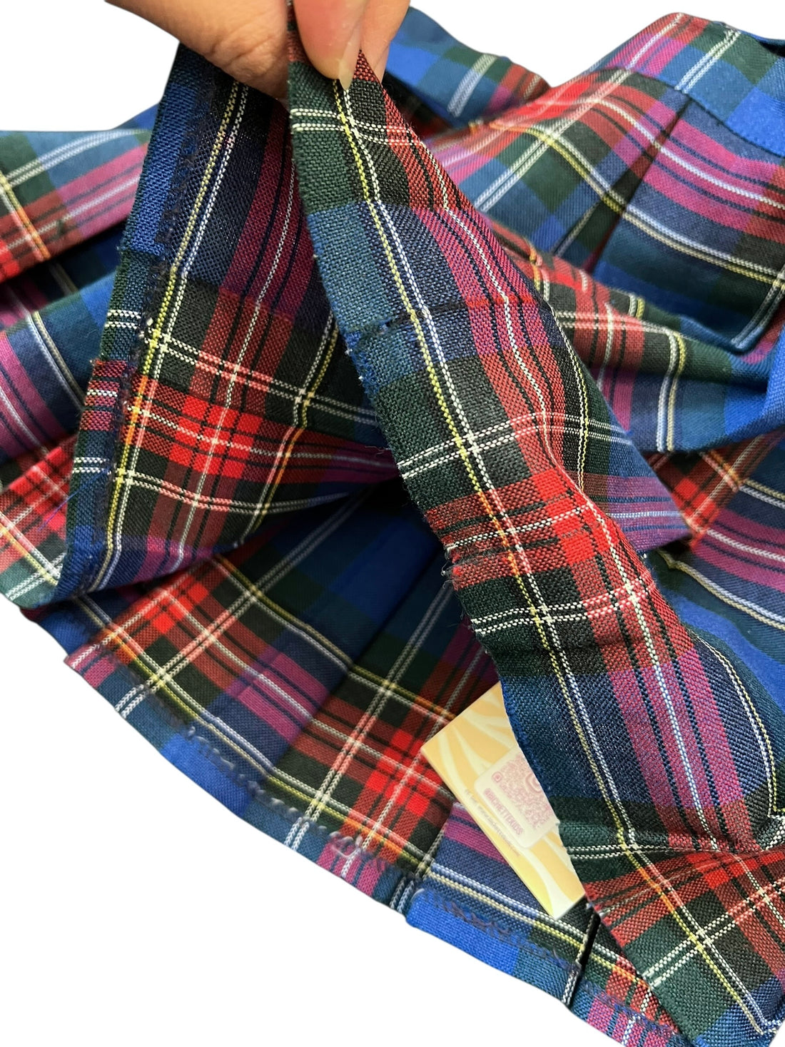 Jupe tartan bretelles - 4/5 ans