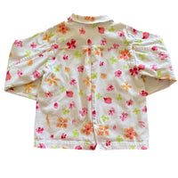 Veste denim fleurie - 8 ans