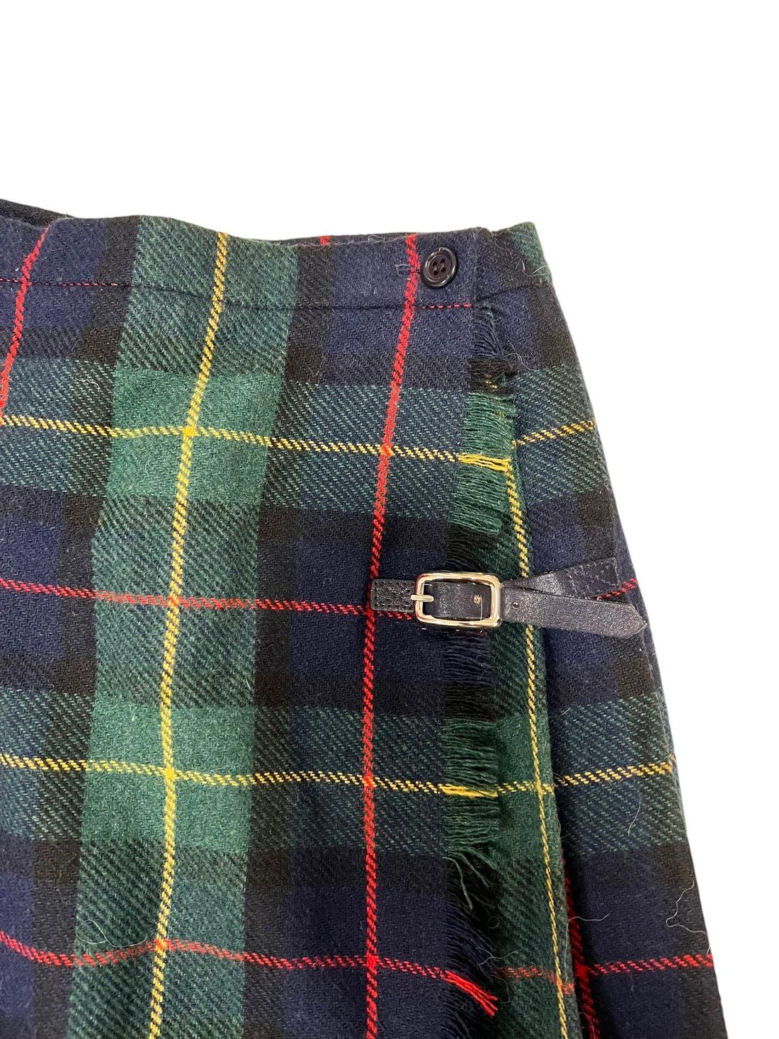 Jupe kilt longue avec laine - 10/12 ans