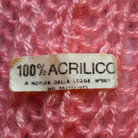 Bonnet rose foncé liens - 1/2 ans