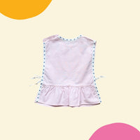 Top tablier lapin rose - 2/3 ans