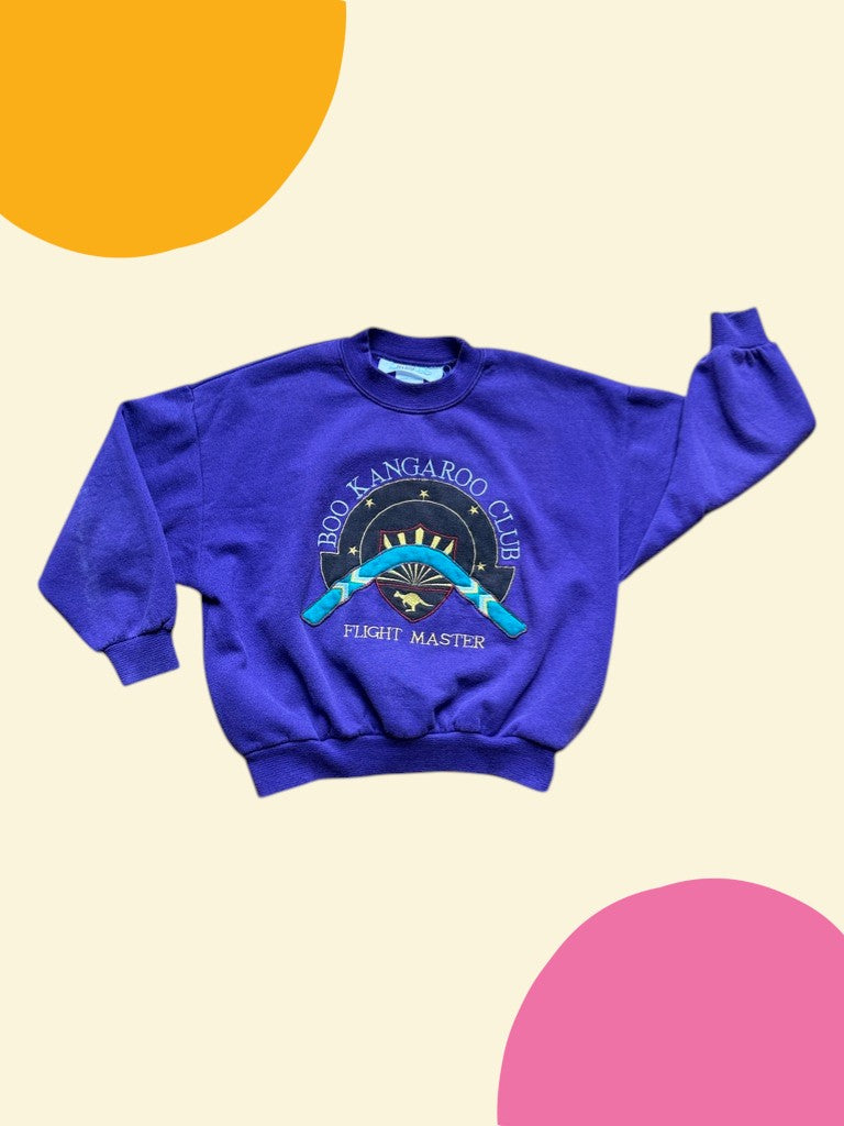 Sweat kangourou violet - 10 ans