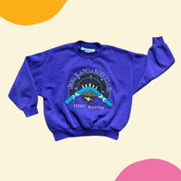 Sweat kangourou violet - 10 ans