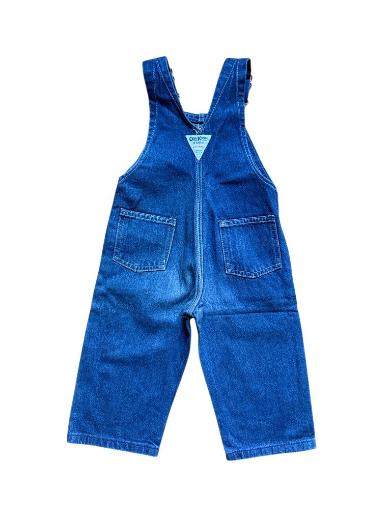 Salopette denim bleue - 24 mois