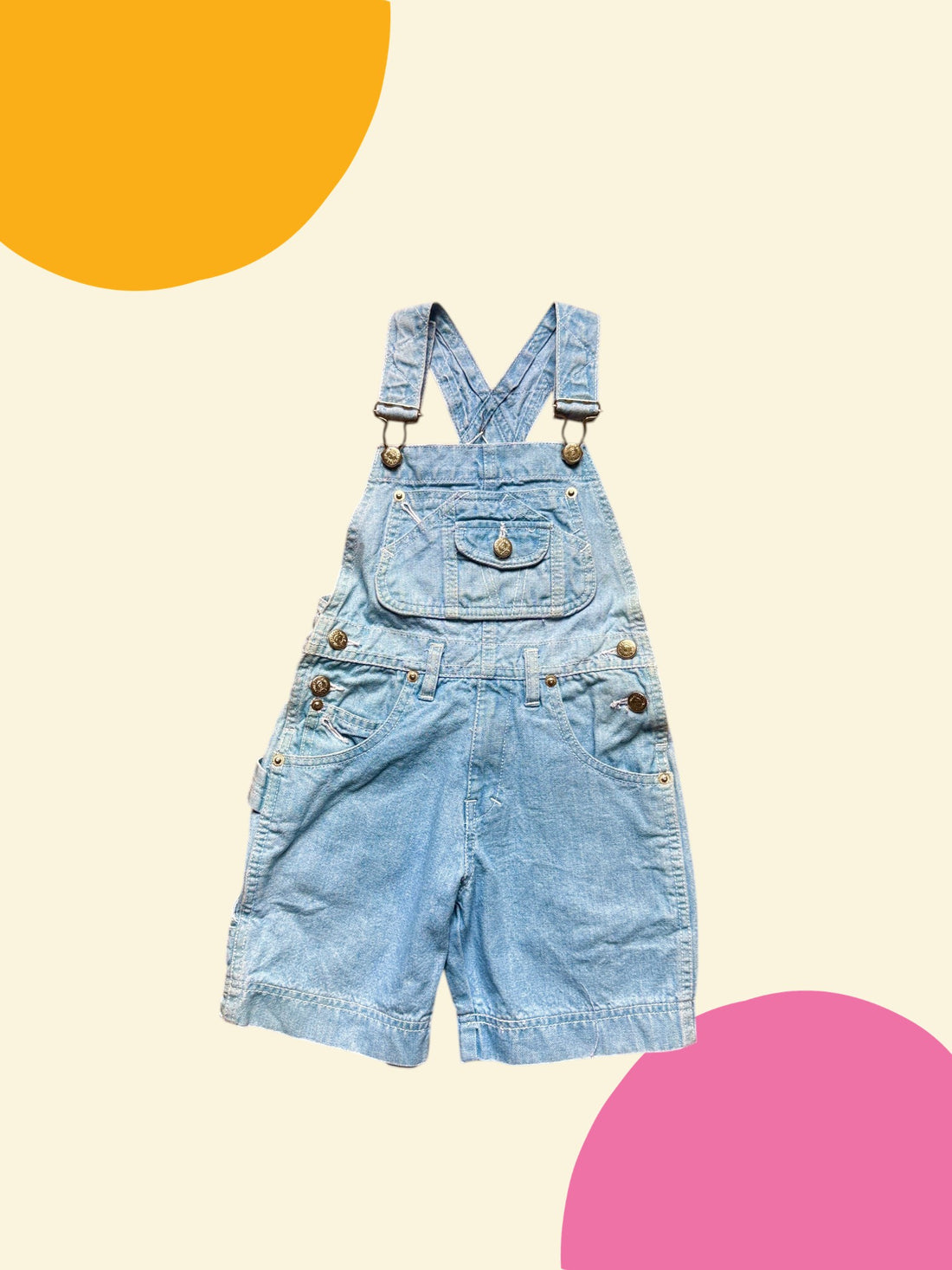 Salopette jean clair - 5/6 ans