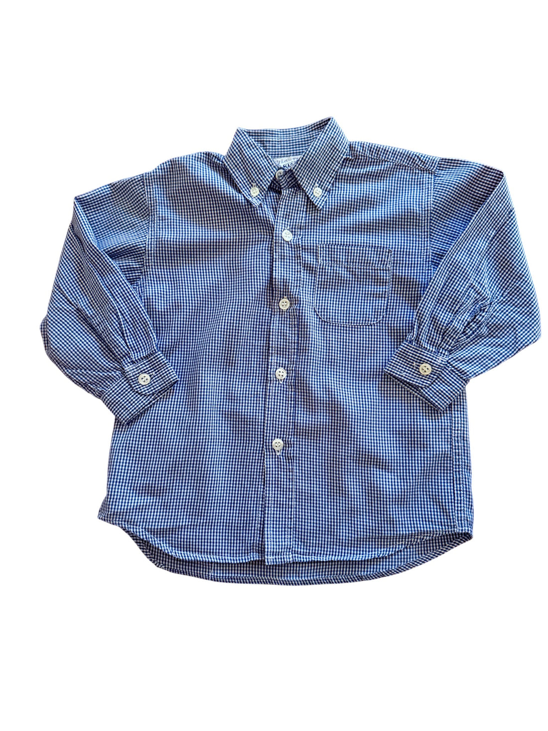 Chemise vichy marine - 3 ans
