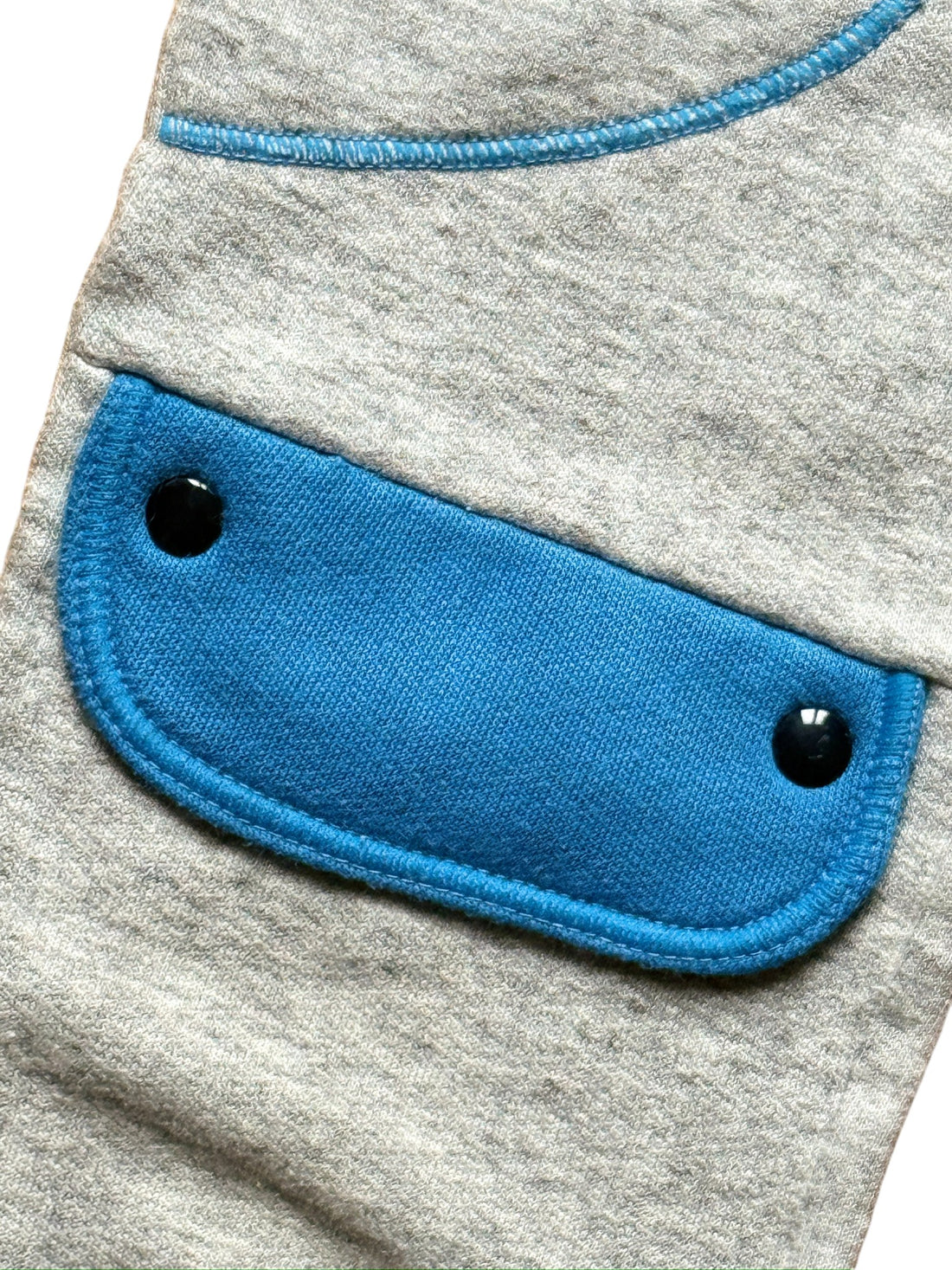 Jogging colorblock gris et bleu - 2/3 ans