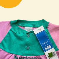 Ensemble t-shirt teddy + short girl & boy rose - 6 mois