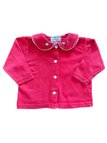 Sous pull rouge col claudine - 9 mois