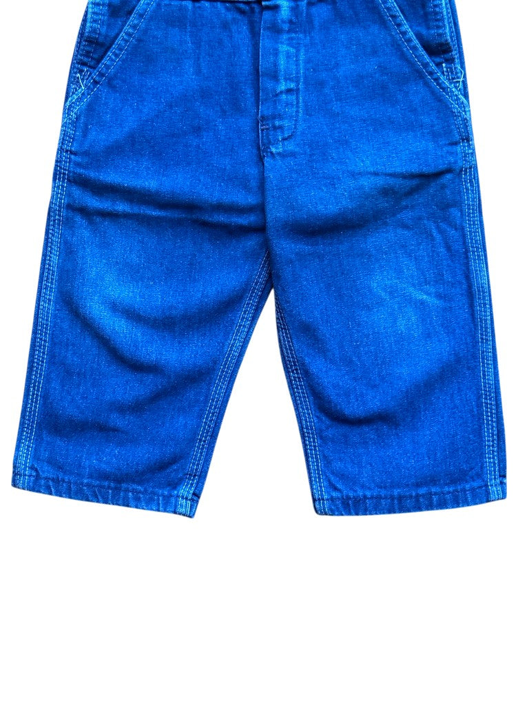 Salopette denim bleue - 24 mois
