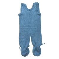 Combinaison tricot bleue - 3 mois