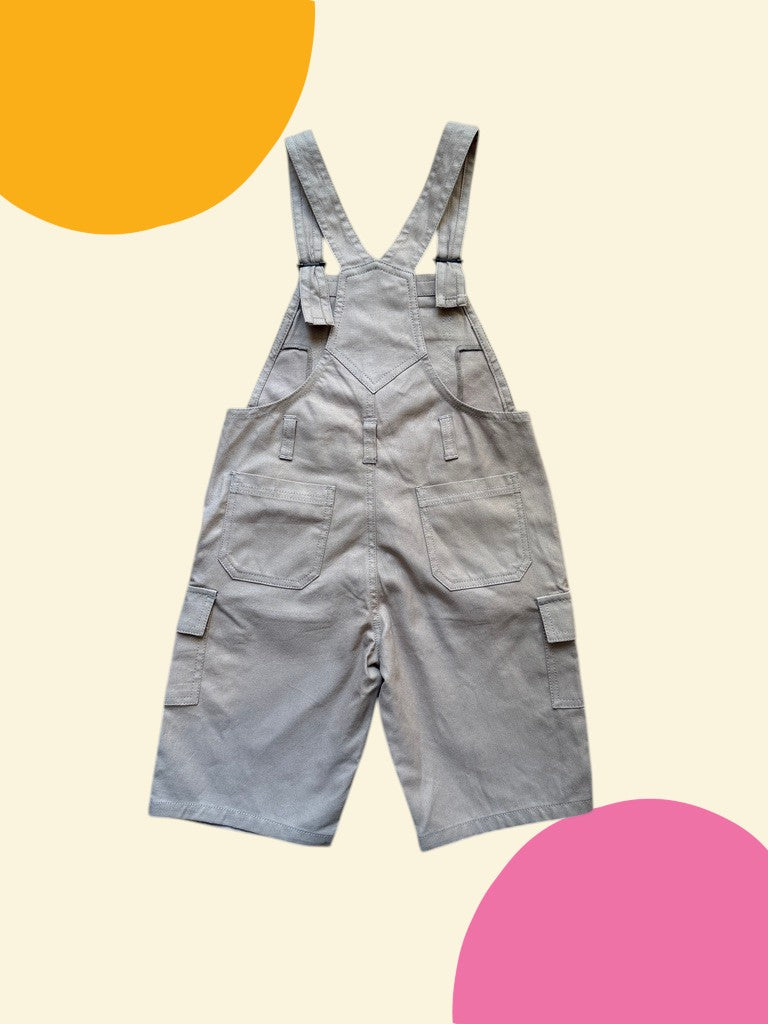 Salopette short marron - 7 ans