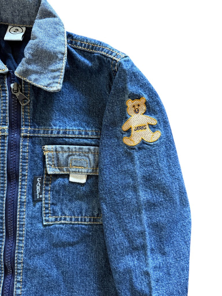 Veste jean zip - 24 mois