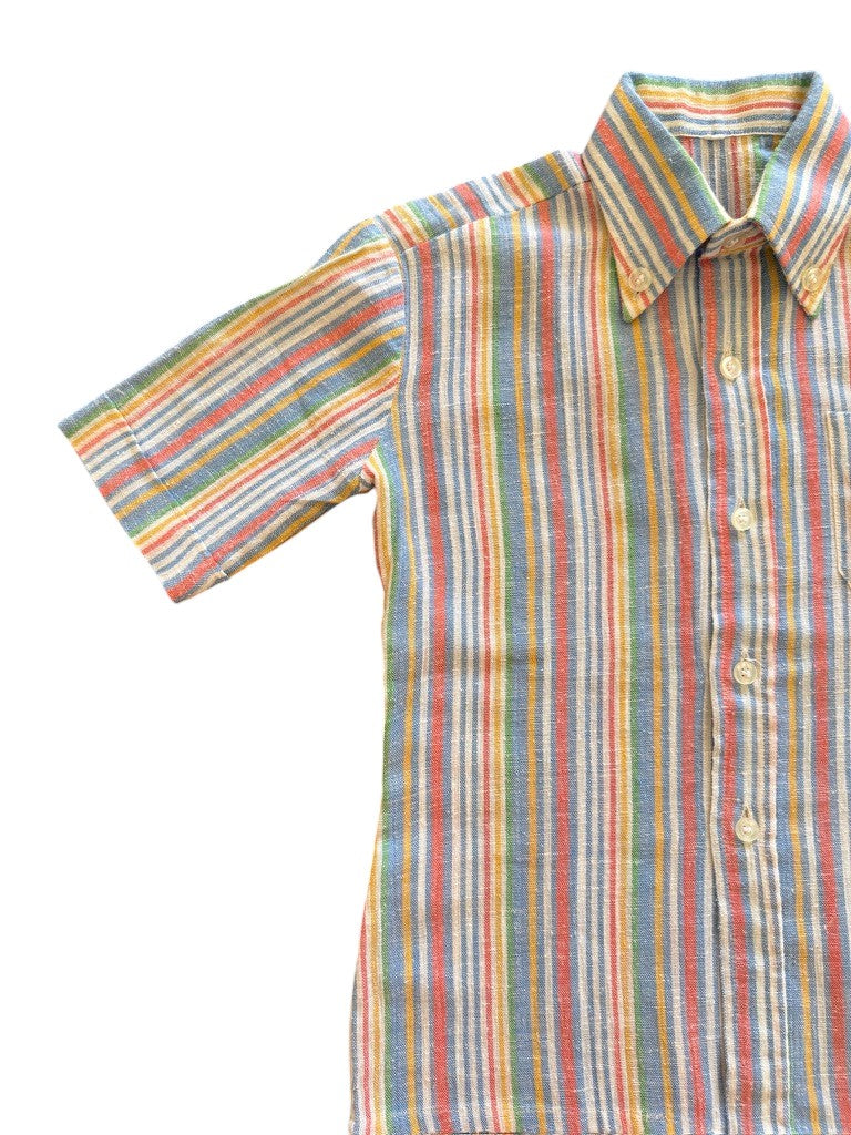 Chemisette rayée multicolore - 6 ans