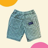 Short toile vert - 4/5 ans