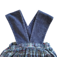 Robe tablier laineuse grise - 8 ans