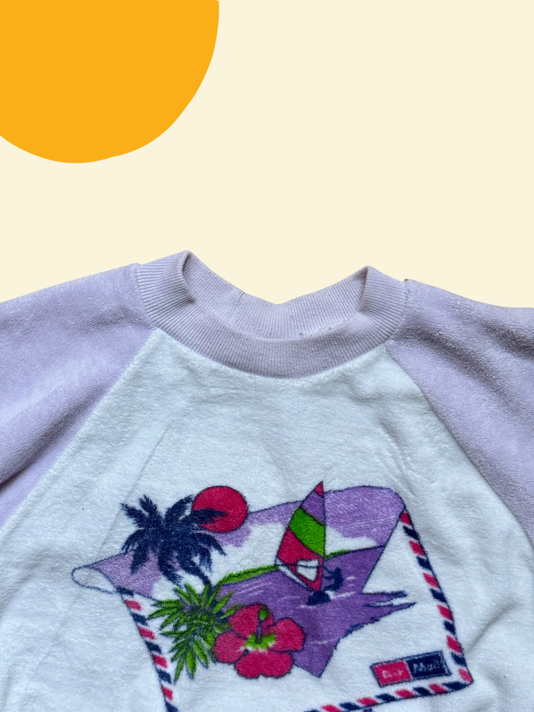 Sweat polaire carte postale - 3 ans