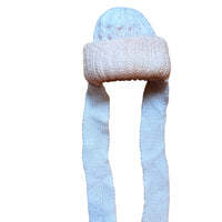 Bonnet rose clair liens - 1/2 ans