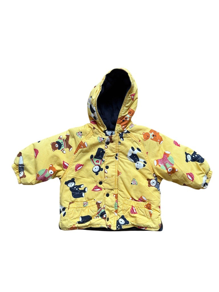 Blouson nounours jaune - 12 mois