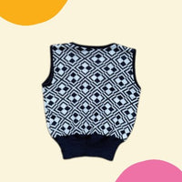 Gilet jacquard sans manches - 4/6 ans