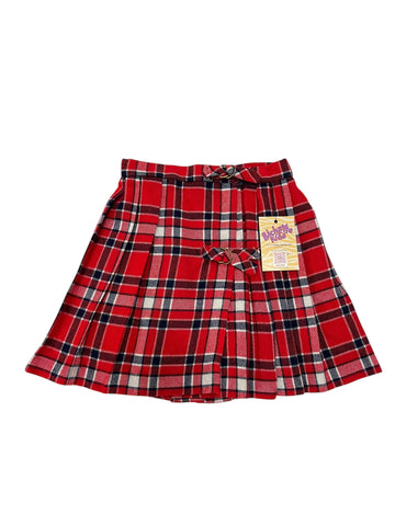 Jupe tartan rouge - 10 ans