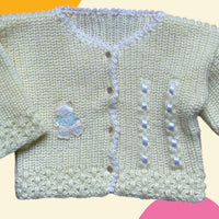 Gilet ourson jaune - 6 mois