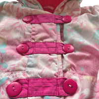 Blouson fleuri pastel - 12/18 mois