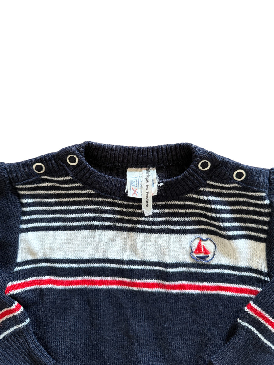 Pull fin marin - 6 mois