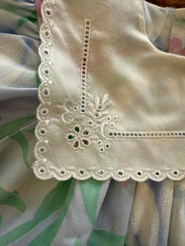 Robe plastron fleurie - 6 mois