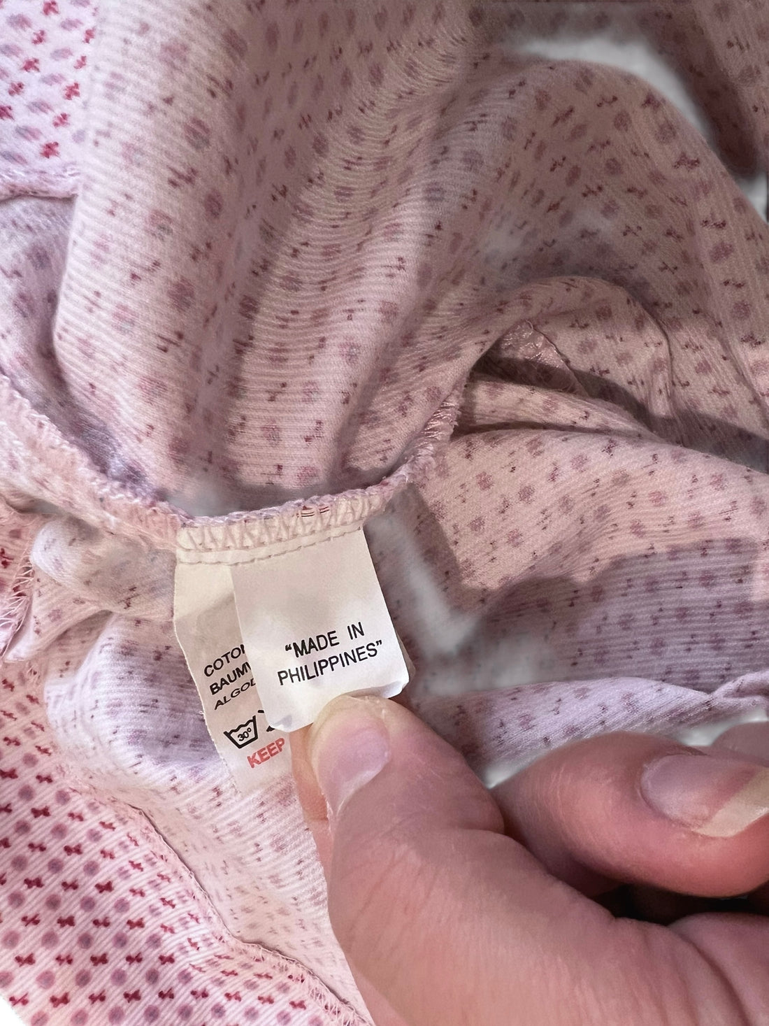 Robe velours côtelé rose - 12/18 mois