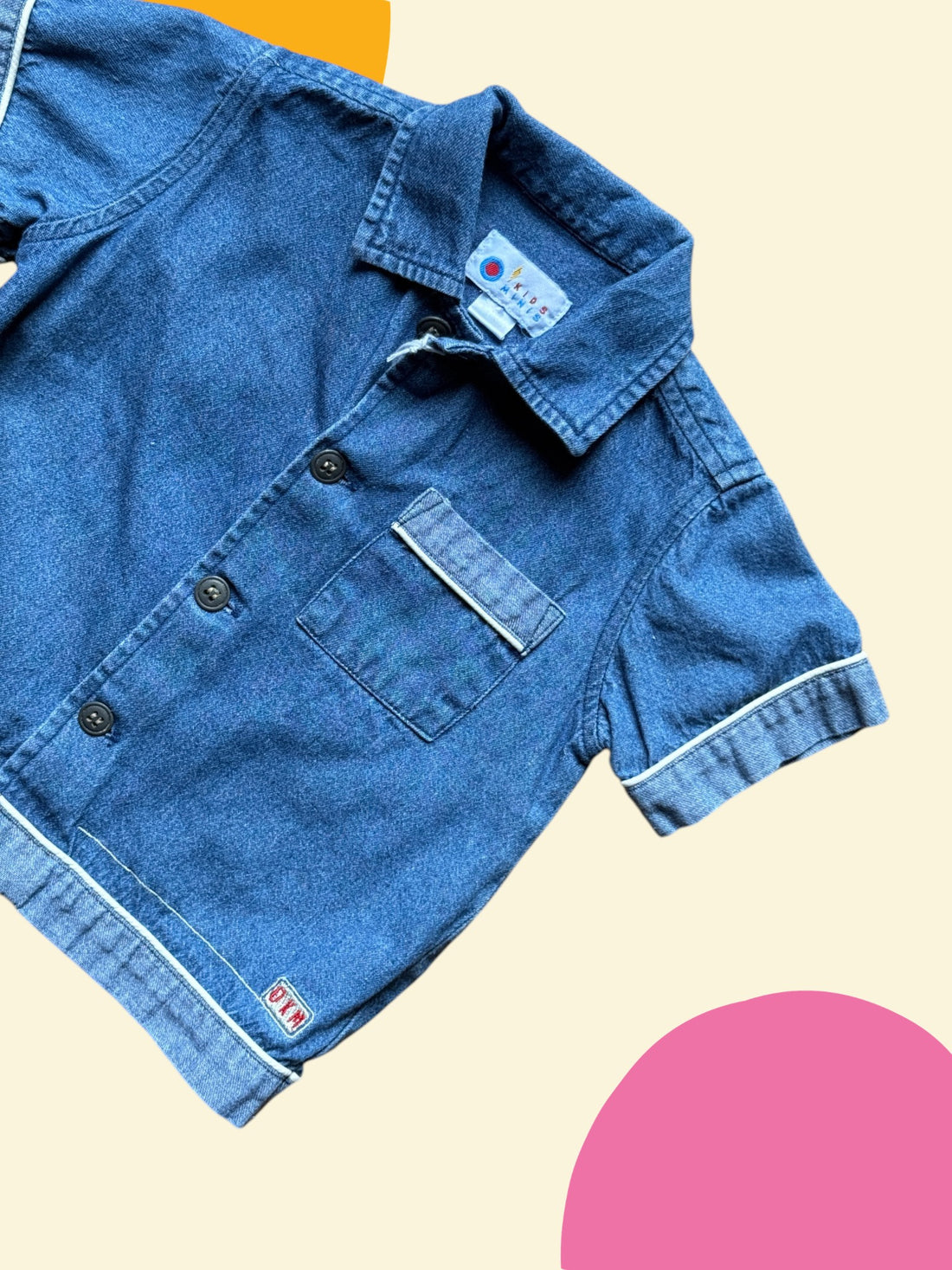 Chemisette jean - 12 mois