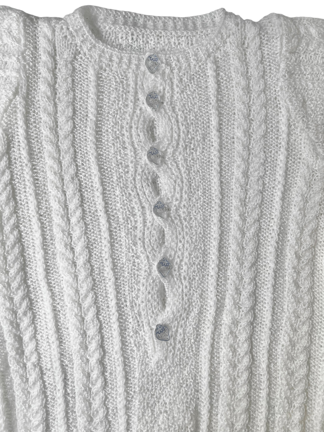 Combinaison tricot torsadée - 6 mois