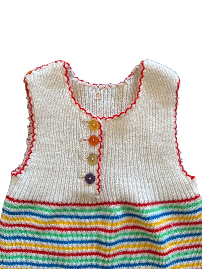 Combinaison tricot multico - 3 mois