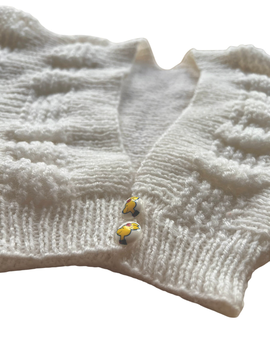 Gilet crop manches ballons - 6 mois