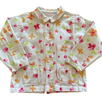 Veste denim fleurie - 8 ans