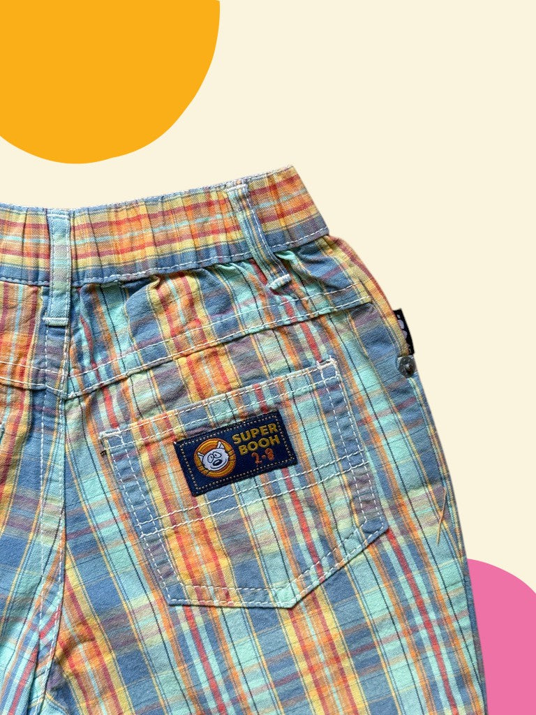Short toile multico - 3 ans