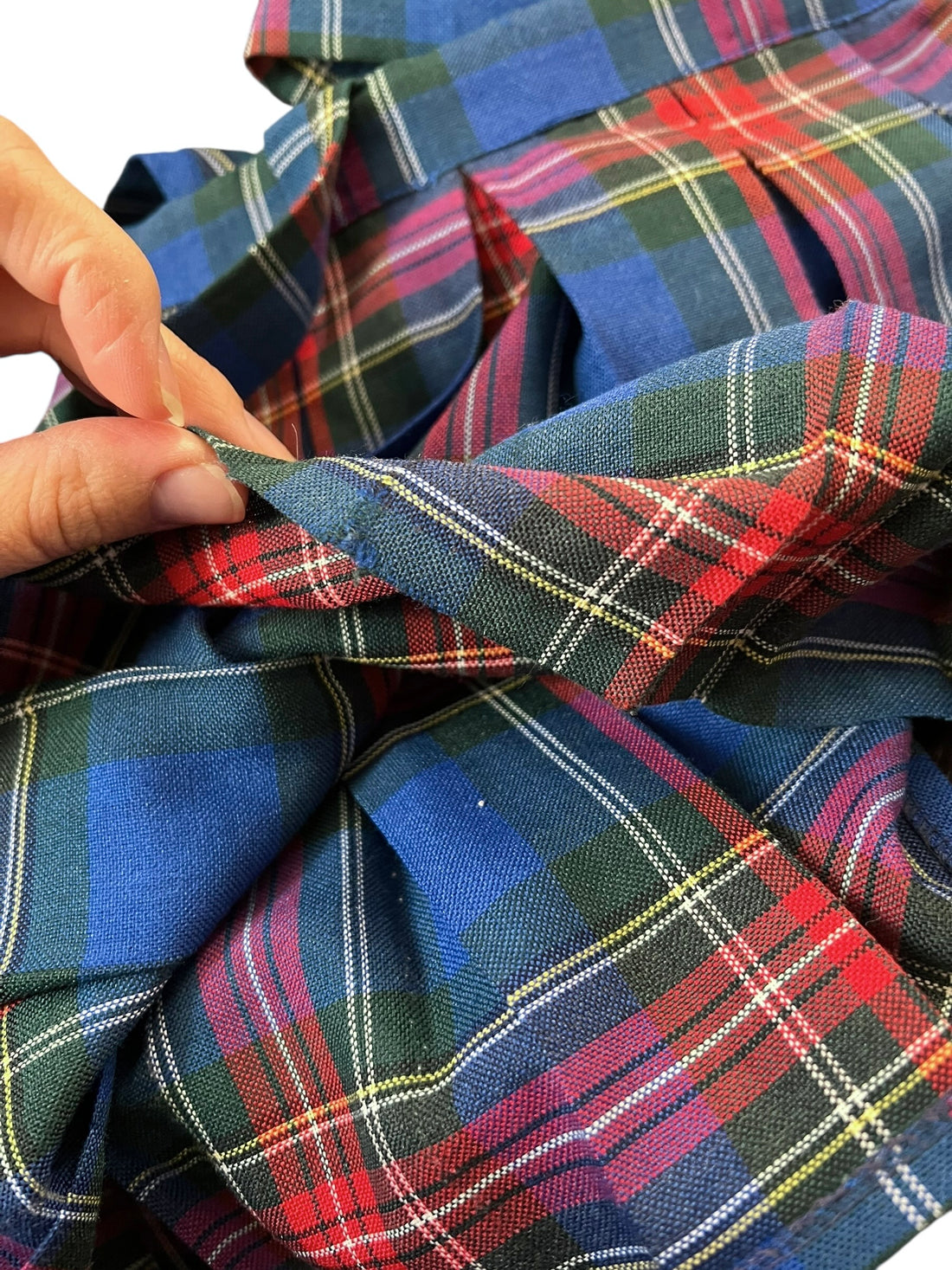 Jupe tartan bretelles - 4/5 ans