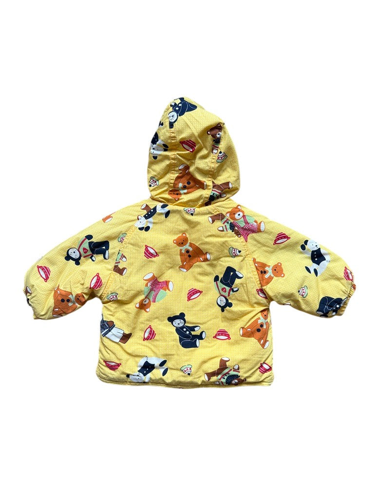 Blouson nounours jaune - 12 mois